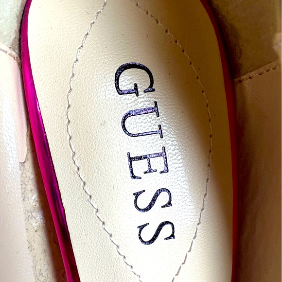Guess Pink Metallic Heels - Picture 3 of 8